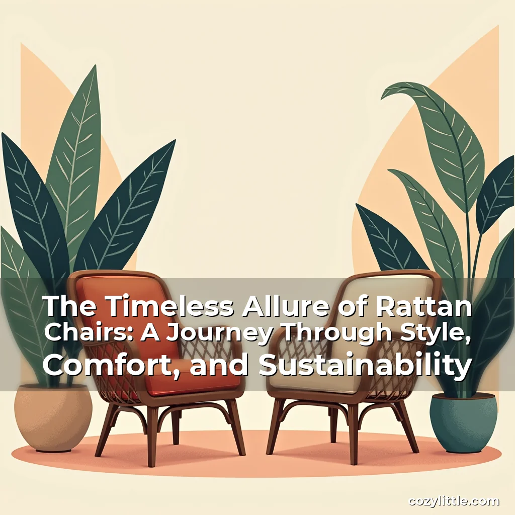 Read more about the article The Timeless Allure of Rattan Chairs: A Journey Through Style, Comfort, and Sustainability