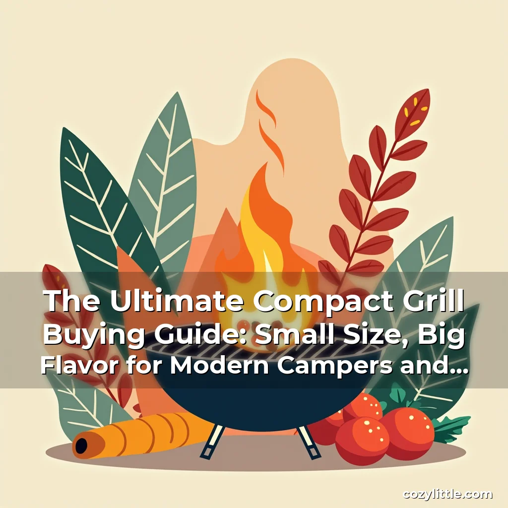 Read more about the article The Ultimate Compact Grill Buying Guide: Small Size, Big Flavor for Modern Campers and Urban Cooks
