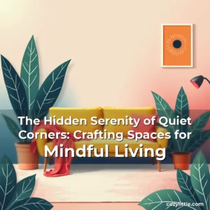 Read more about the article The Hidden Serenity of Quiet Corners: Crafting Spaces for Mindful Living