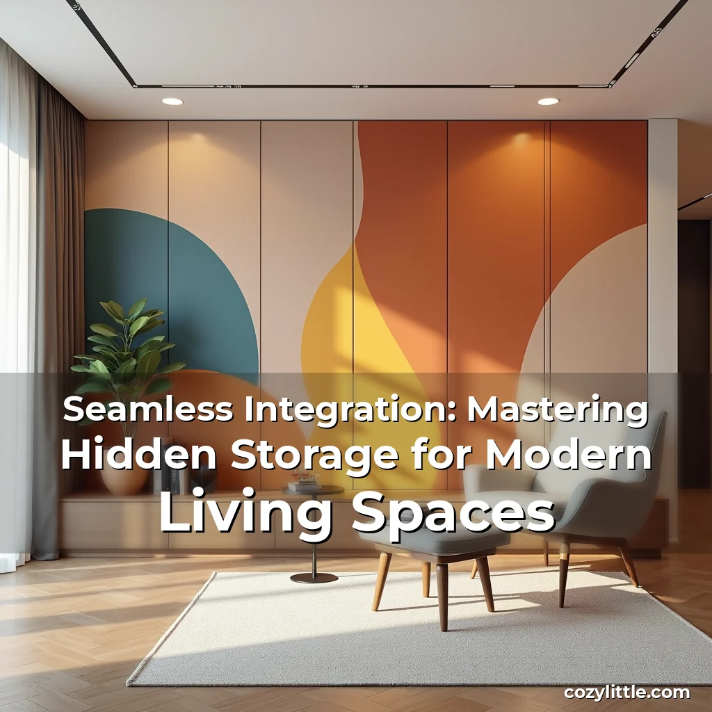 Read more about the article Seamless Integration: Mastering Hidden Storage for Modern Living Spaces