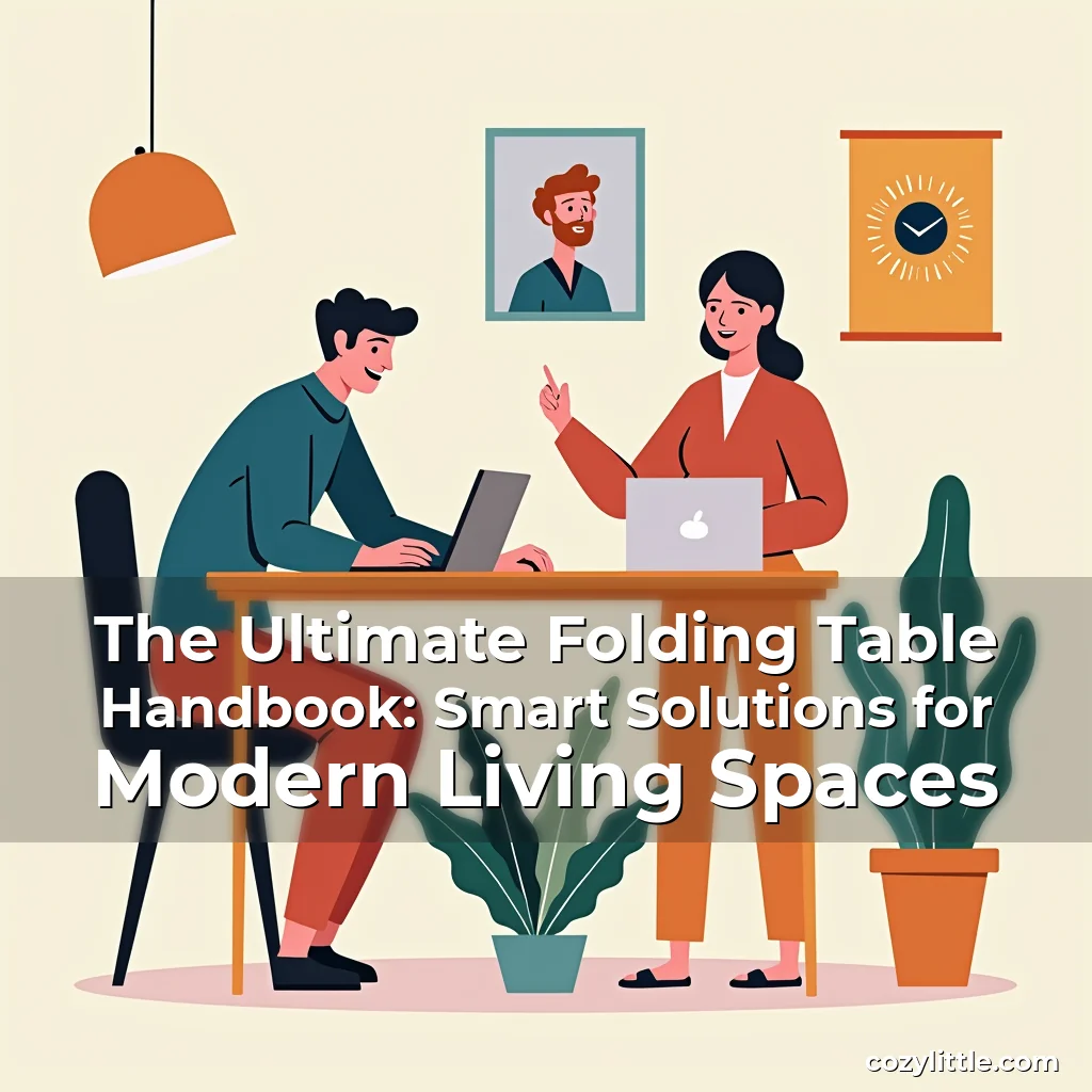 Read more about the article The Ultimate Folding Table Handbook: Smart Solutions for Modern Living Spaces