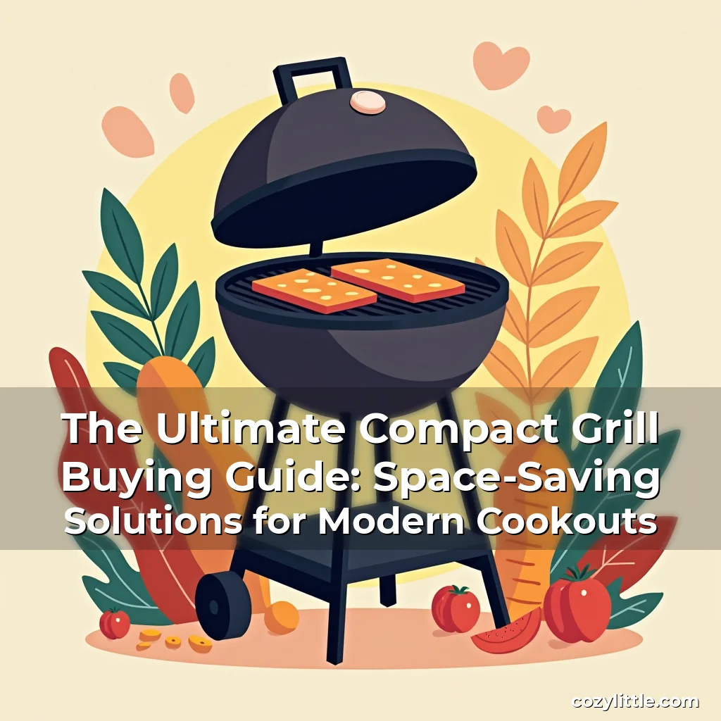Read more about the article The Ultimate Compact Grill Buying Guide: Space-Saving Solutions for Modern Cookouts