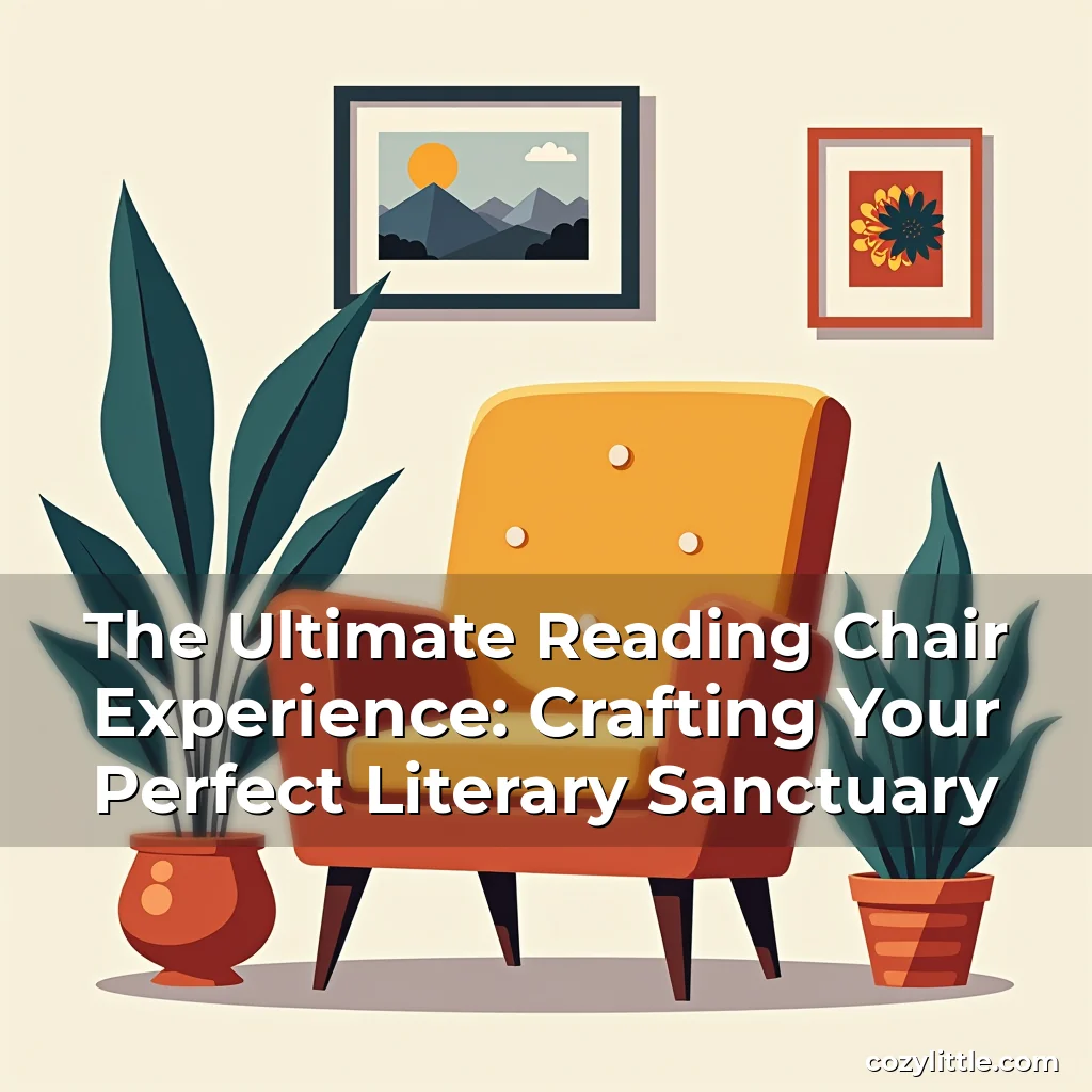 Read more about the article The Ultimate Reading Chair Experience: Crafting Your Perfect Literary Sanctuary