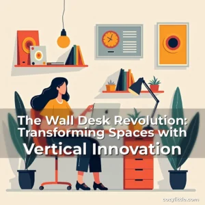 Artistic representation for The Wall Desk Revolution: Transforming Spaces with Vertical Innovation