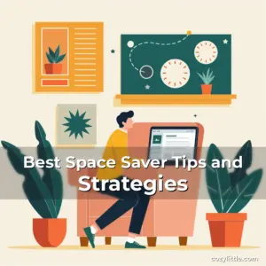 Artistic representation for Best Space Saver Tips and Strategies