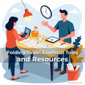 Artistic representation for Folding Table: Essential Tools and Resources