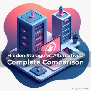 Artistic representation for Hidden Storage vs Alternatives: Complete Comparison
