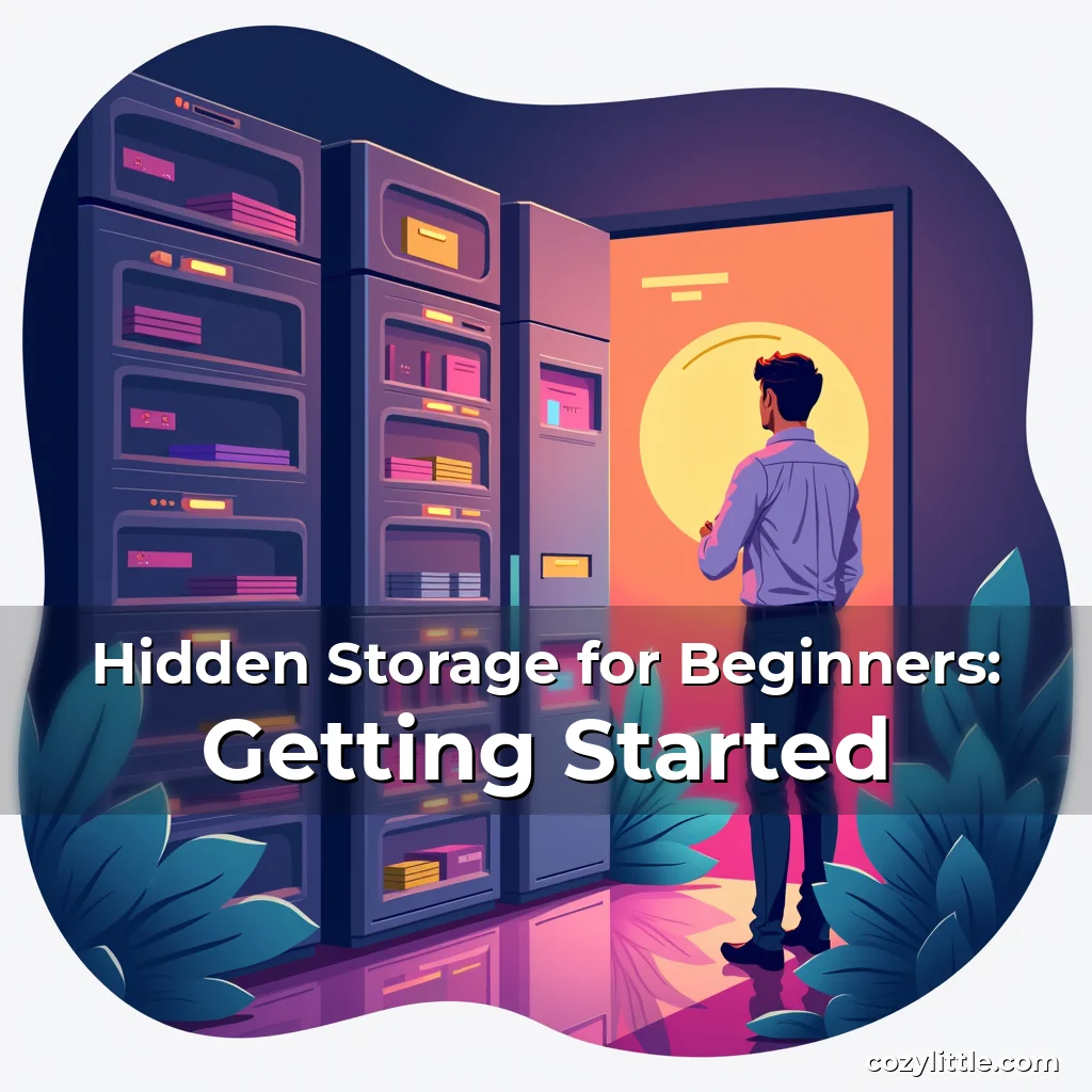 Artistic representation for Hidden Storage for Beginners: Getting Started