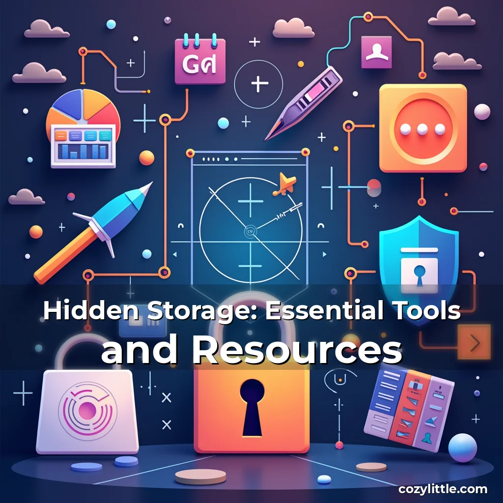 Artistic representation for Hidden Storage: Essential Tools and Resources