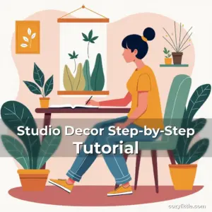 Artistic representation for Studio Decor Step-by-Step Tutorial