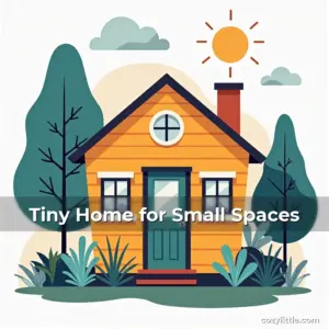 Artistic representation for Tiny Home for Small Spaces
