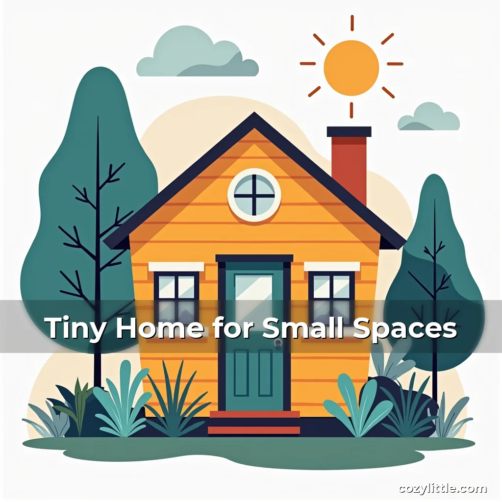 Artistic representation for Tiny Home for Small Spaces