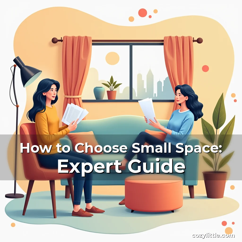 Artistic representation for How to Choose Small Space: Expert Guide