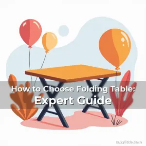 Artistic representation for How to Choose Folding Table: Expert Guide