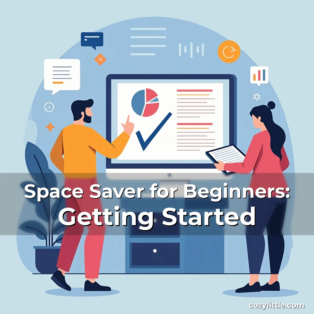 Artistic representation for Space Saver for Beginners: Getting Started