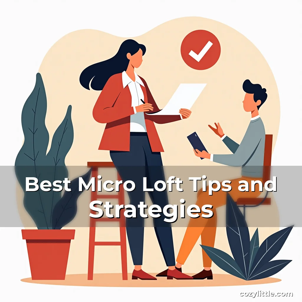 Artistic representation for Best Micro Loft Tips and Strategies
