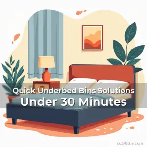 Artistic representation for Quick Underbed Bins Solutions Under 30 Minutes