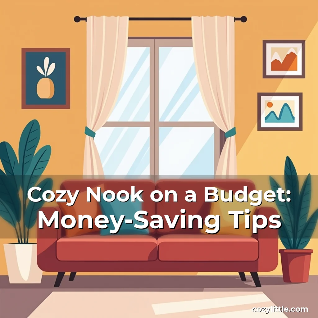 Artistic representation for Cozy Nook on a Budget: Money-Saving Tips