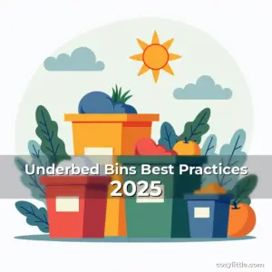 Artistic representation for Underbed Bins Best Practices 2025