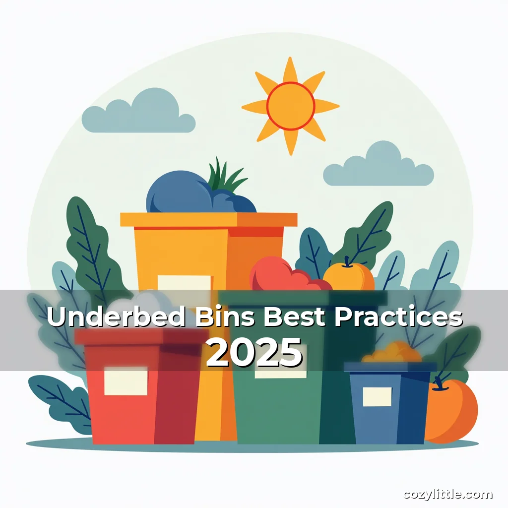 Artistic representation for Underbed Bins Best Practices 2025