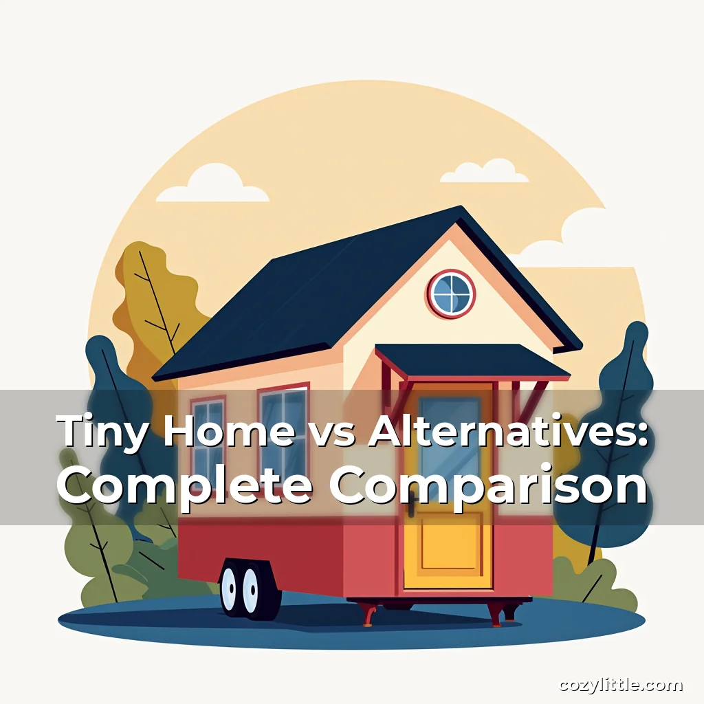 Artistic representation for Tiny Home vs Alternatives: Complete Comparison