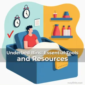 Artistic representation for Underbed Bins: Essential Tools and Resources