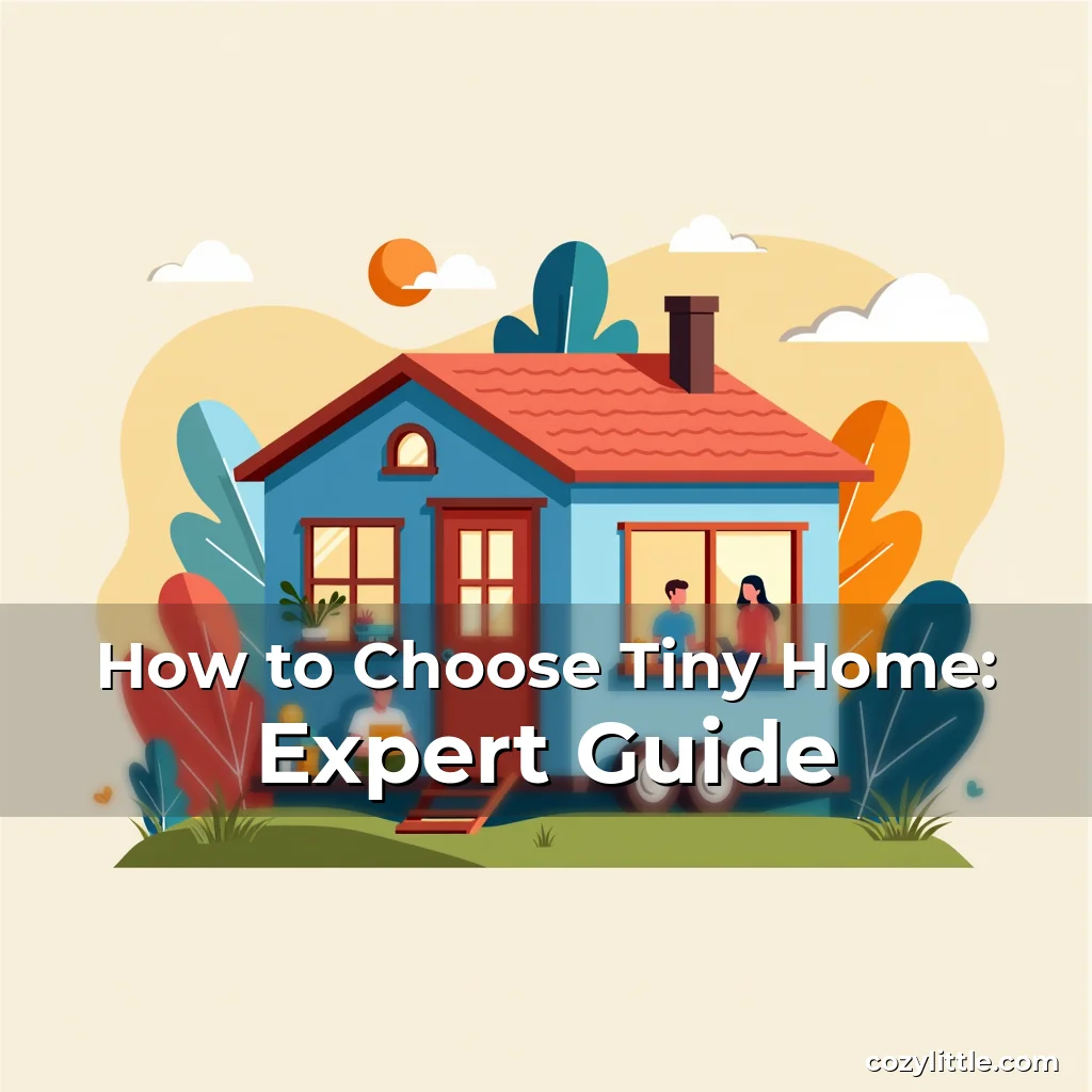Artistic representation for How to Choose Tiny Home: Expert Guide