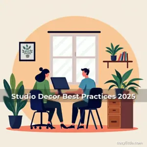 Artistic representation for Studio Decor Best Practices 2025