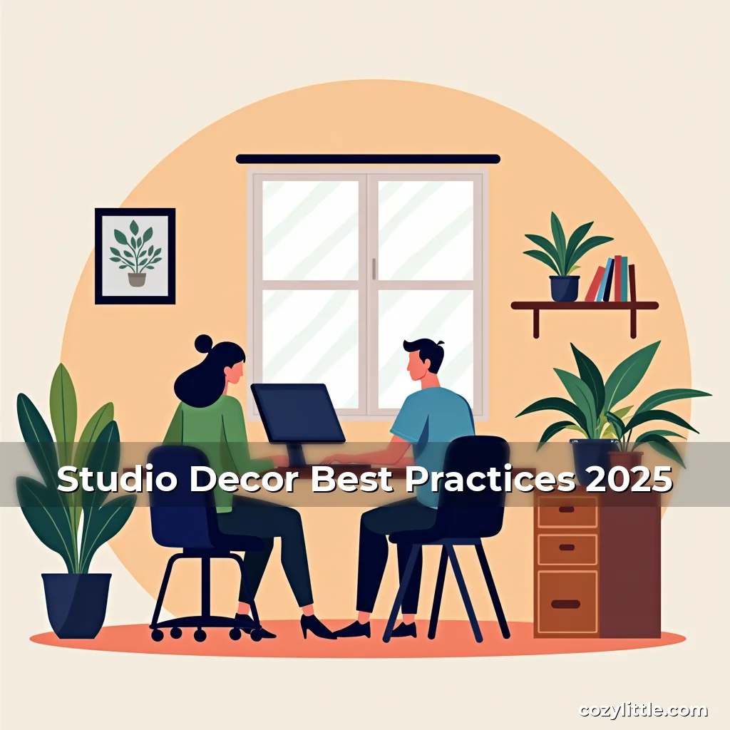 Artistic representation for Studio Decor Best Practices 2025