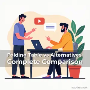 Artistic representation for Folding Table vs Alternatives: Complete Comparison