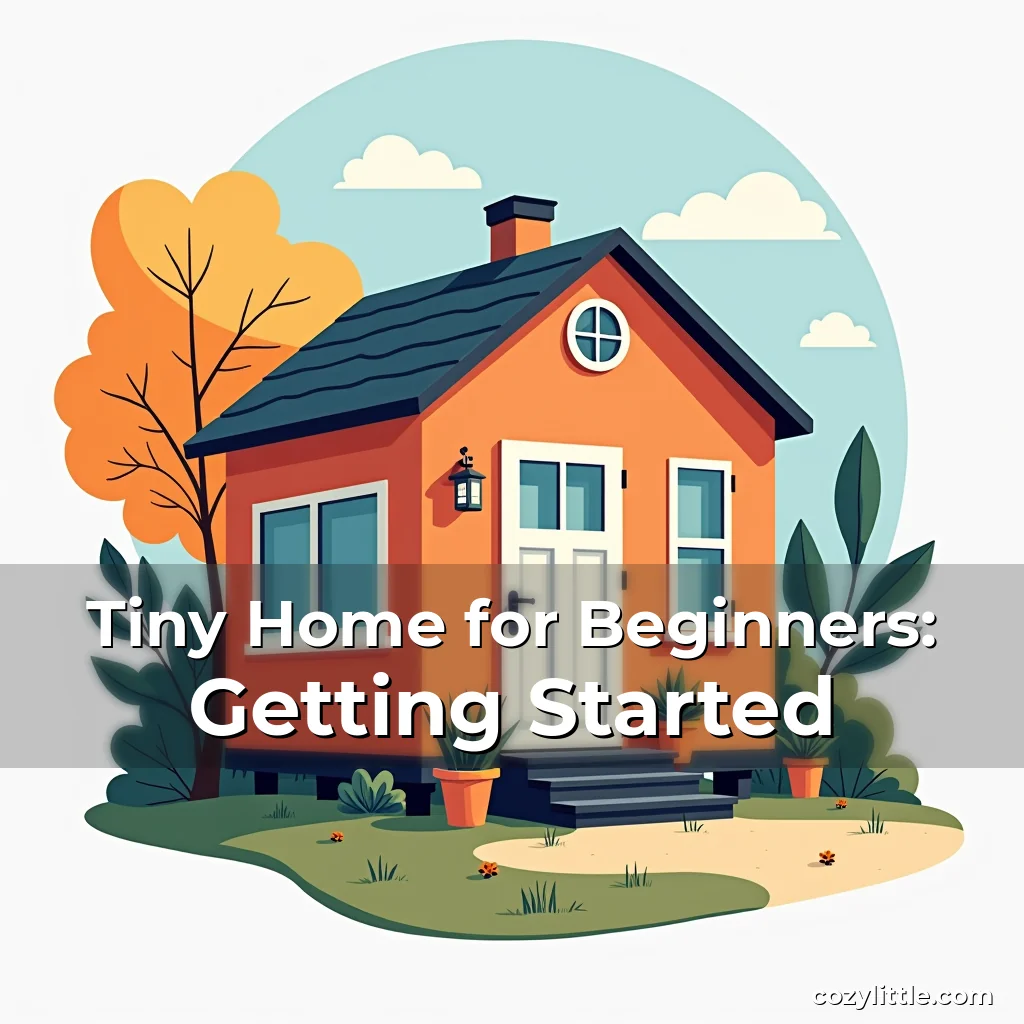 Artistic representation for Tiny Home for Beginners: Getting Started