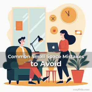 Artistic representation for Common Small Space Mistakes to Avoid