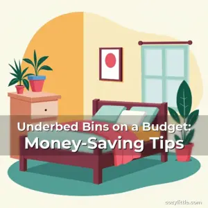 Artistic representation for Underbed Bins on a Budget: Money-Saving Tips
