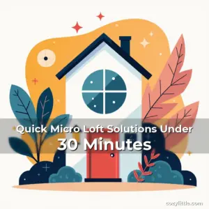 Artistic representation for Quick Micro Loft Solutions Under 30 Minutes