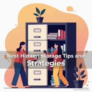 Artistic representation for Best Hidden Storage Tips and Strategies