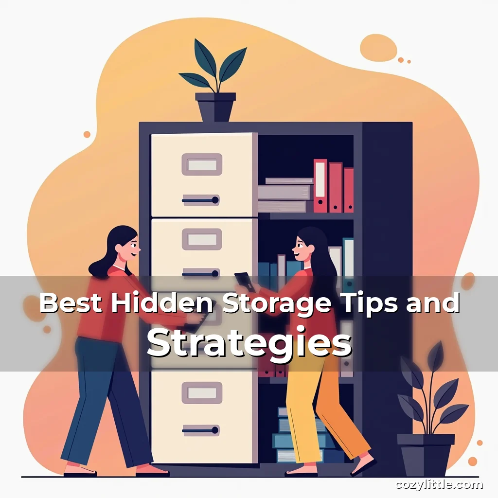 Artistic representation for Best Hidden Storage Tips and Strategies