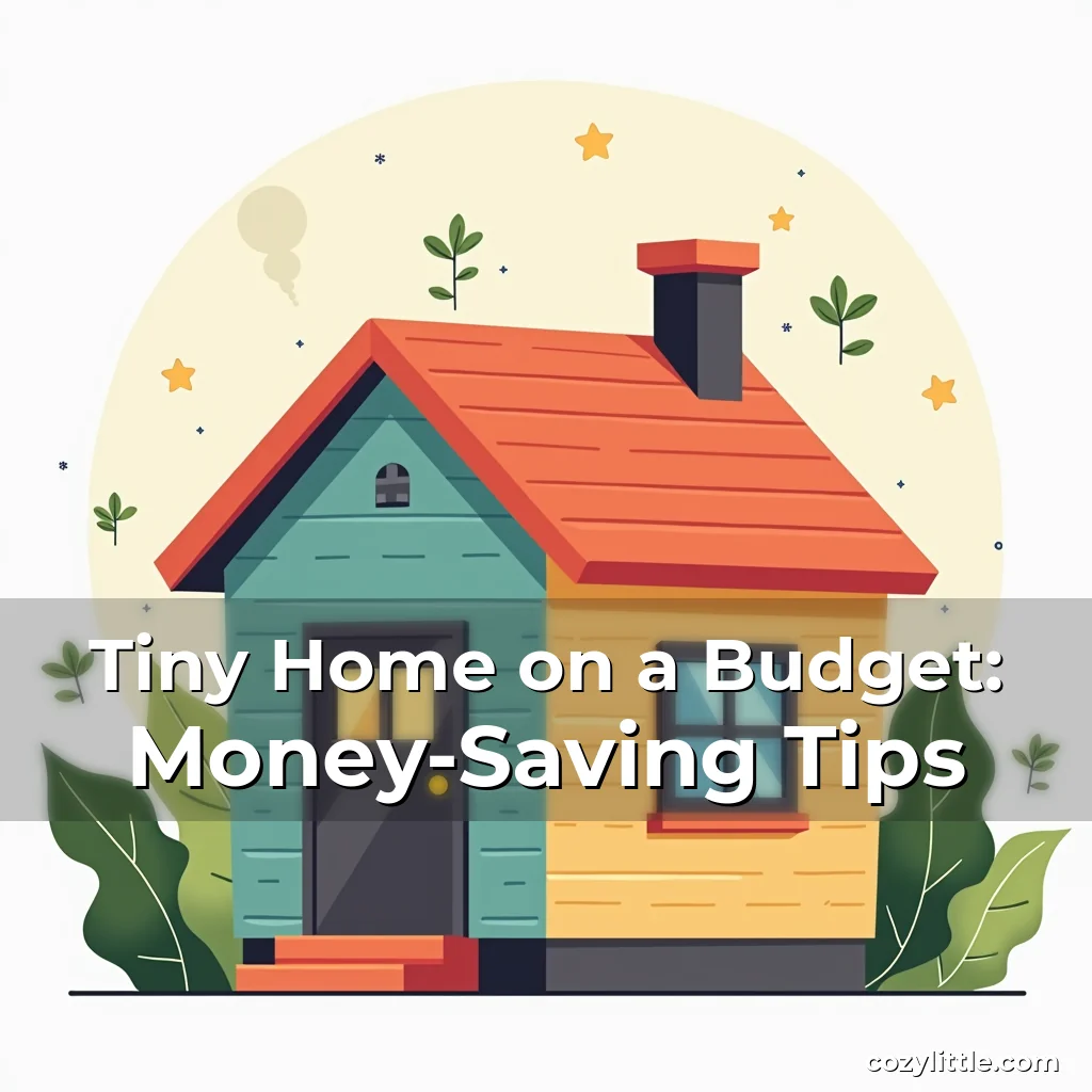 Artistic representation for Tiny Home on a Budget: Money-Saving Tips