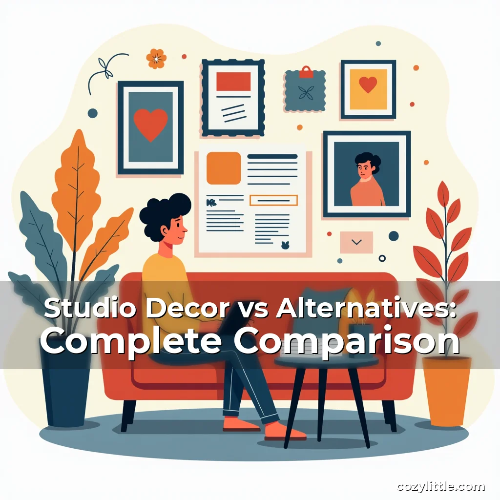 Artistic representation for Studio Decor vs Alternatives: Complete Comparison