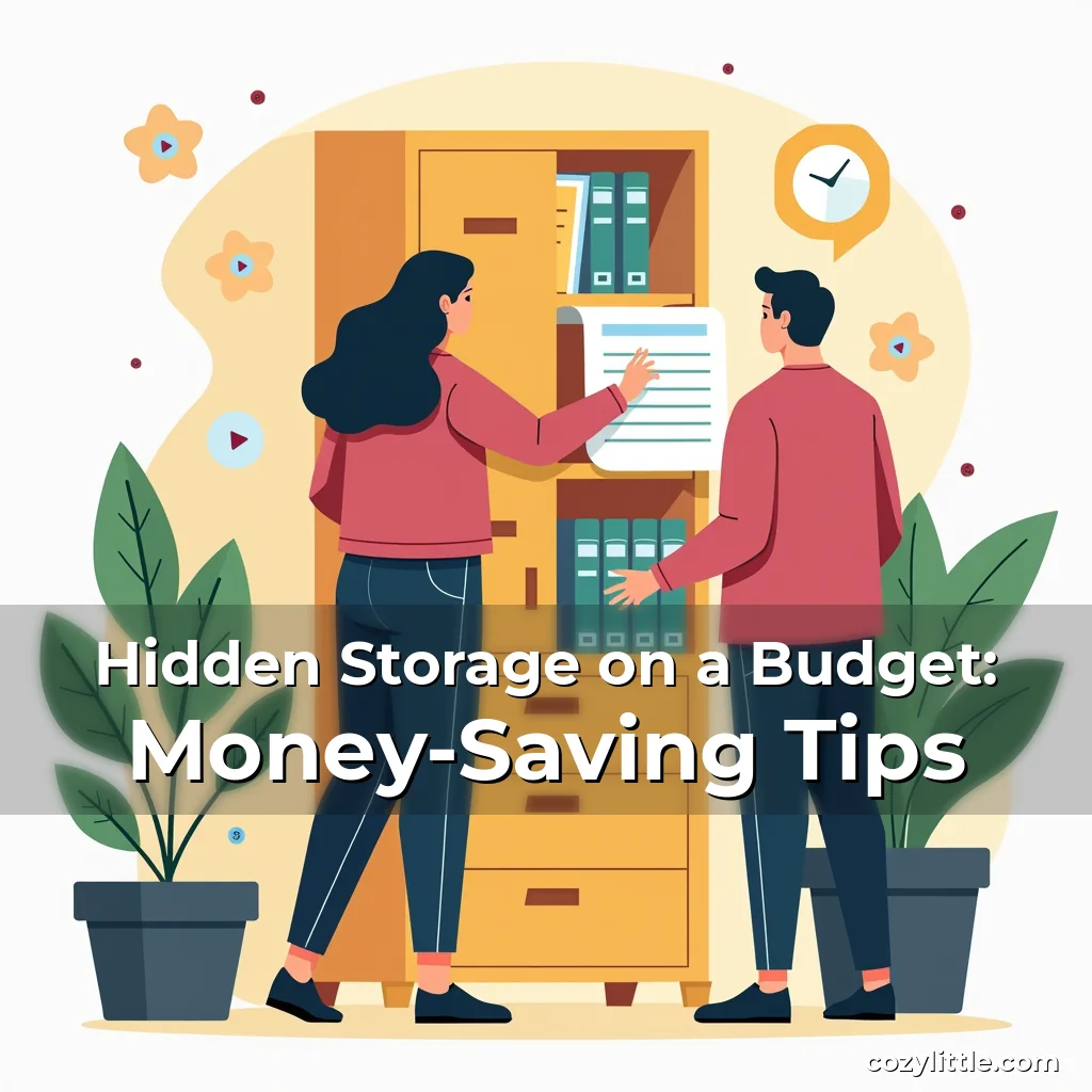 Artistic representation for Hidden Storage on a Budget: Money-Saving Tips