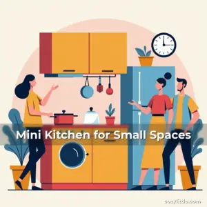 Artistic representation for Mini Kitchen for Small Spaces
