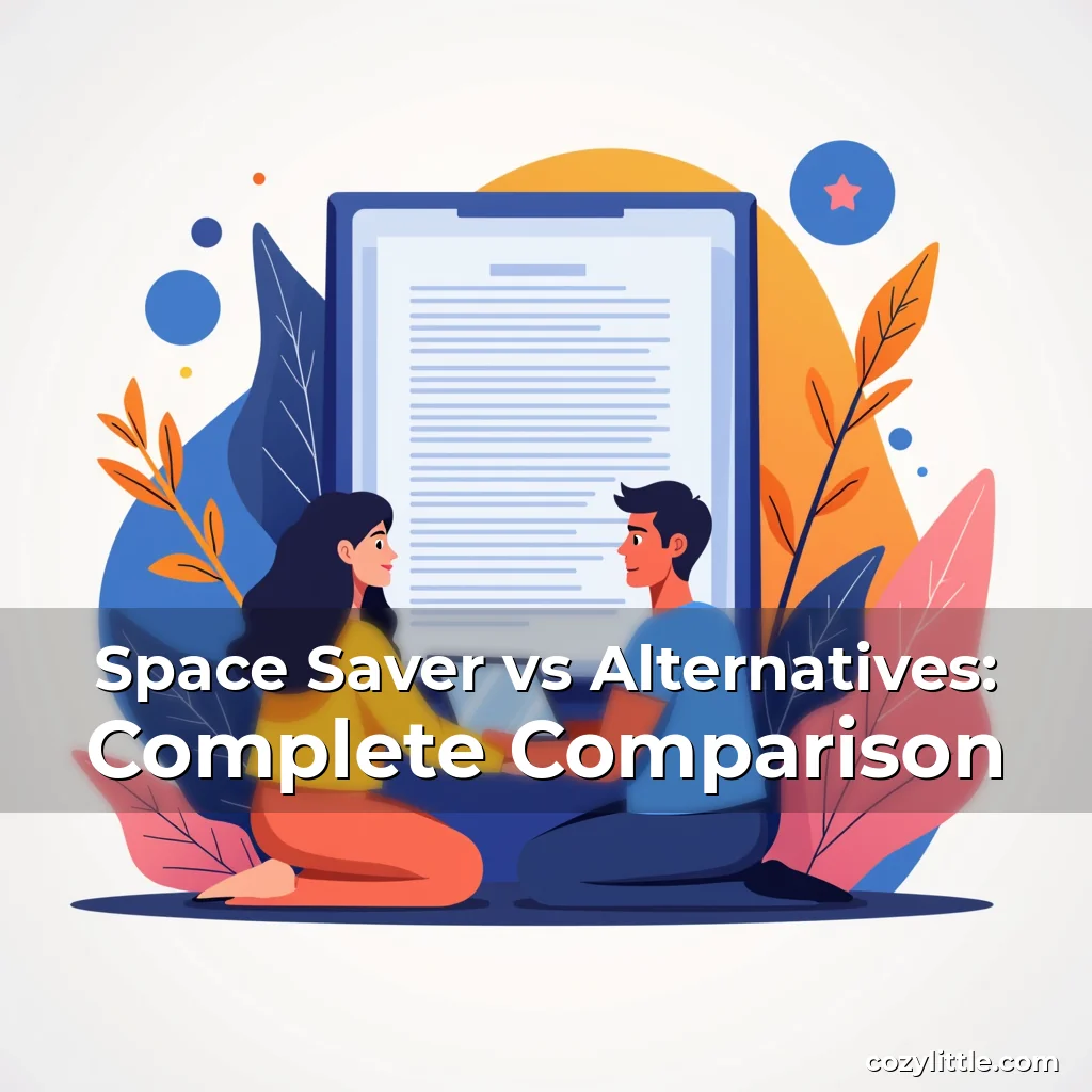 Artistic representation for Space Saver vs Alternatives: Complete Comparison