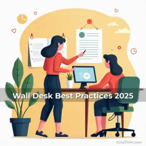 Artistic representation for Wall Desk Best Practices 2025