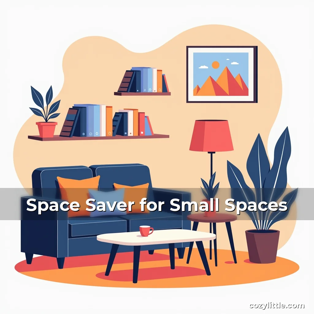 Artistic representation for Space Saver for Small Spaces