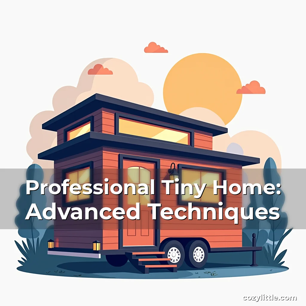 Artistic representation for Professional Tiny Home: Advanced Techniques