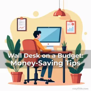 Artistic representation for Wall Desk on a Budget: Money-Saving Tips