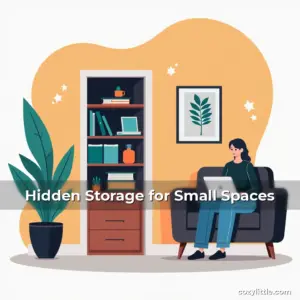 Artistic representation for Hidden Storage for Small Spaces