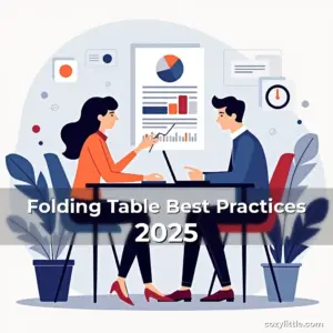 Artistic representation for Folding Table Best Practices 2025