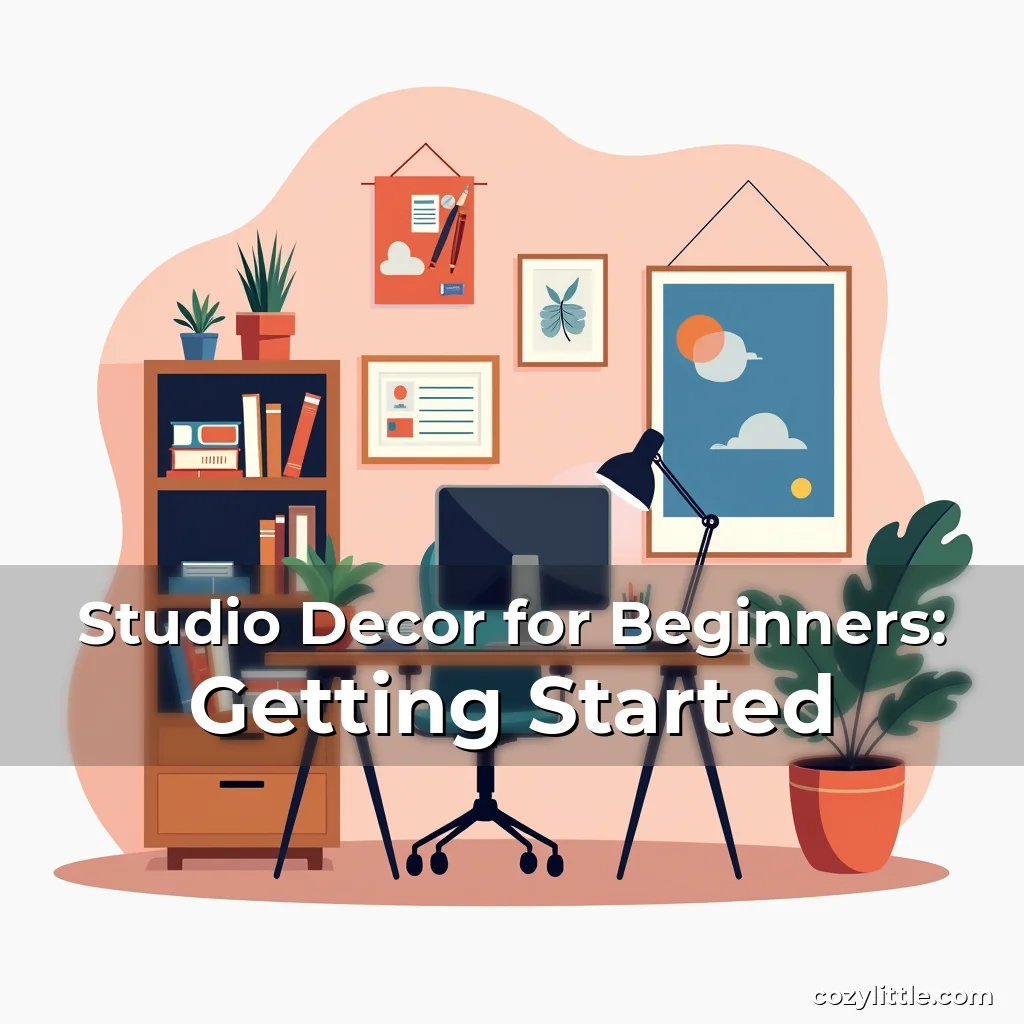 Artistic representation for Studio Decor for Beginners: Getting Started