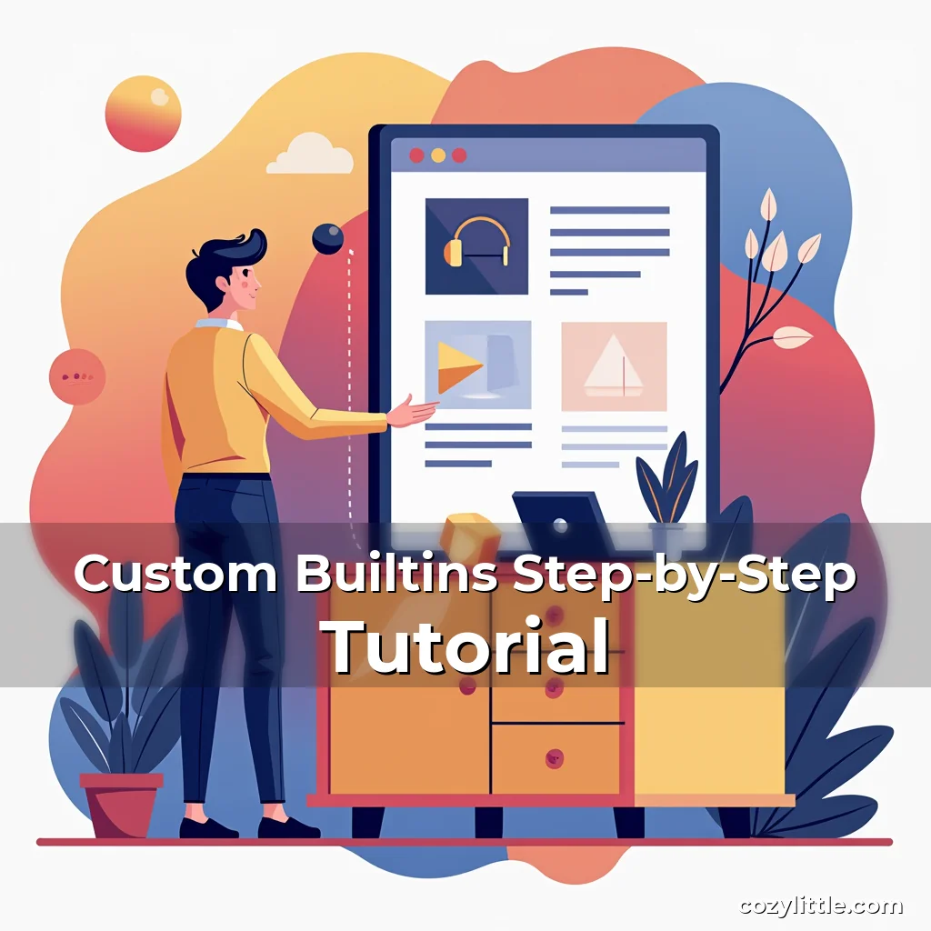 Artistic representation for Custom Builtins Step-by-Step Tutorial