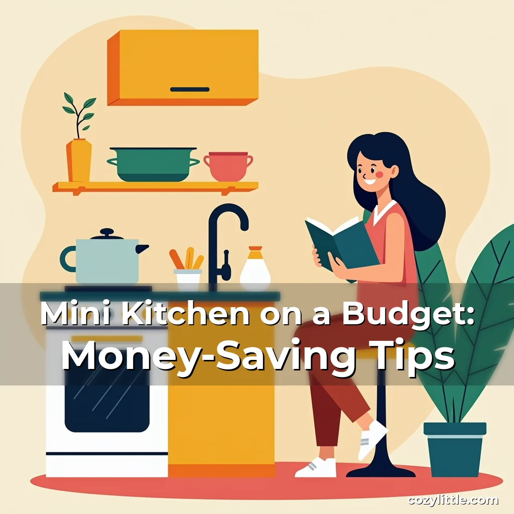 Artistic representation for Mini Kitchen on a Budget: Money-Saving Tips